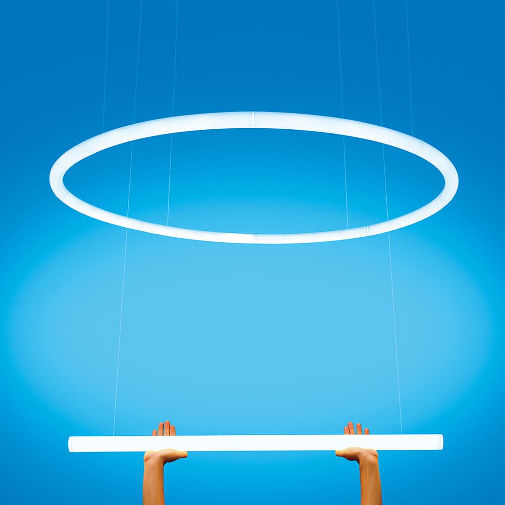 Artemide Alphabet of Light Circolare lampa wisząca (klosz Ø: 90 cm)